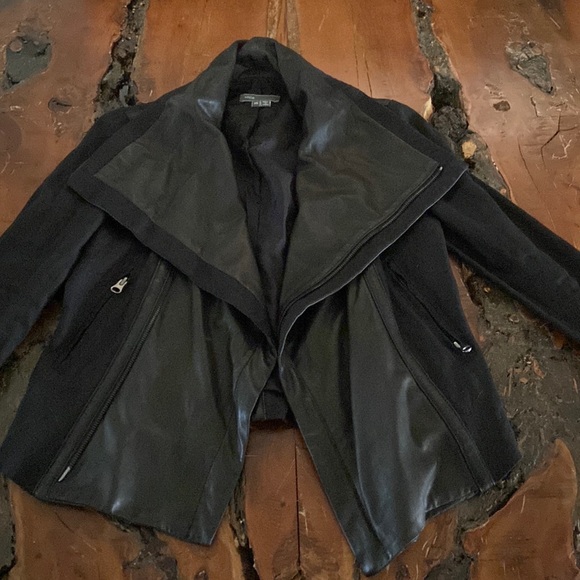 Vince Leather Jacket - Picture 2 of 4